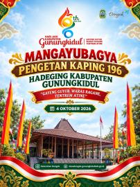 MANGAYUBAGYA PENGETAN HADEGING KAPNG 196 HADEGING KABUPATEN GUNUNGKIDUL